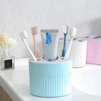 1 Adet Diş Fırçası Diş Macunu Tutucu Kılıf Tıraş makyaj fırçası Elektrikli Diş Fırçası Tutucu Organizatör Standı Banyo Aksesuarları Kutusu