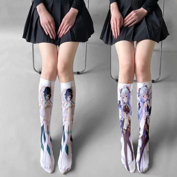 Anime Karikatür Çorap Bayanlar İçin Çoktan Seçmeli Lolita İki Boyutlu Cosplay Buzağı Kawaii Sevimli Tatlı Kız İpek Çorap Hediye