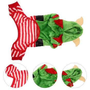 Giysileri Rahat Pet Köpek Noel Elf Kostüm Yavru Noel Partisi Kış Konfeksiyon Cosplay kadın Pijama