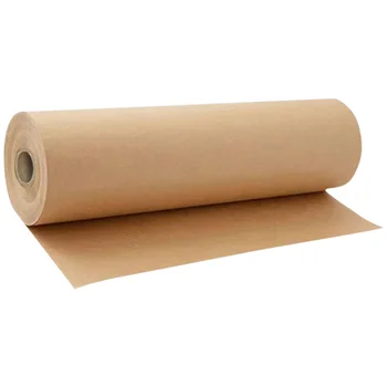 1 Rulo Ambalaj Kağıdı kraft el işi kağıdı Kahverengi Kraft kağıt rulosu DIY El Sanatları Yapımı Kağıt