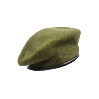 Bayan Bere Renk Bere Kap Fransız Şapka Ayarlanabilir Sanatçı Bere de Mujer Sıcak Bere (Yeşil )