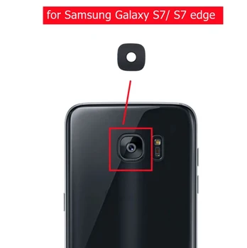 2 adet Samsung Galaxy S7 / S7 Kenar Arka Kamera Cam Lens Arka Kamera Cam 3M Tutkal ile Onarım Yedek parça