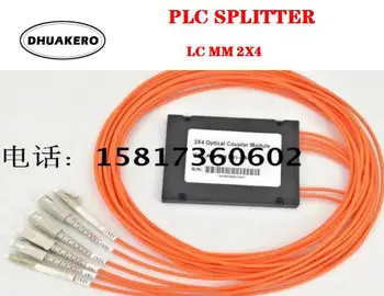 ücretsiz kargo AB388 1 adet / grup 2X4 PLC LC MM 2mm PVC 1 m FTTH Fiber optik sıyırıcı