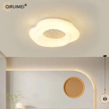 Yaratıcı parlak beyaz ev yeni Modern LED avize ışıkları oturma yemek odası kolye yatak odası otel salonu lambaları iç mekan aydınlatması
