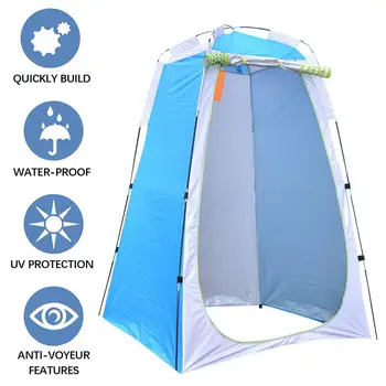Taşınabilir Pop Up Gizlilik Çadır Kamp duş çadırı Soyunma Odası Gizlilik Çadır Kamp Tuvalet yağmur şelteri Açık Kamp Plaj İçin