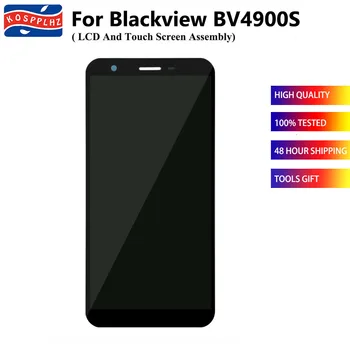 100 % Test Edilmiş Blackview BV4900S LCD ekran Ekran Ön Dokunmatik Cam Değiştirme BV 4900 4900S BV4900 Pro LCD + Tutkal