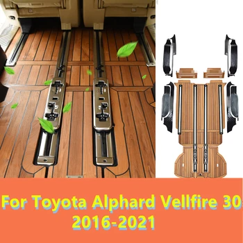 Araba mat araba iç özel modifiye dekoratif parçalar tüm çevrili mat carpe Toyota Alphard Vellfire İçin 30 2016-2021