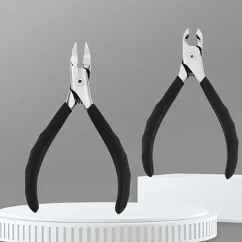 Profesyonel Paslanmaz Çelik Tırnak Tırnak Makası Clipper Nail Art Manikür Pedikür Bakım Trim Pense Kesici Güzellik Makas Araçları