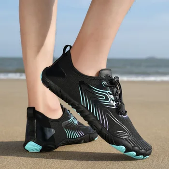 Erkekler Kadınlar Plaj Kamp Ayakkabıları Yüzme Su Aqua Ayakkabı Yetişkin Unisex Aqua Düz Yumuşak Yürüyüş Sevgilisi yoga Ayakkabıları kaymaz spor ayakkabı