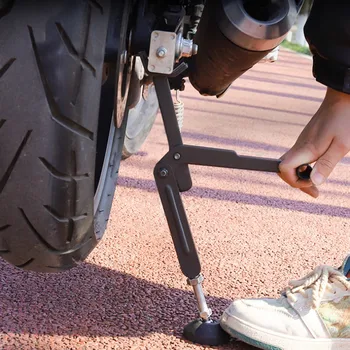 Motosiklet Standı Emek Tasarrufu Katlanabilir Tekerlek Zinciri Temizleme Bakım Standı Taşınabilir Motosiklet Kaldırma Standı Jack Değiştirme