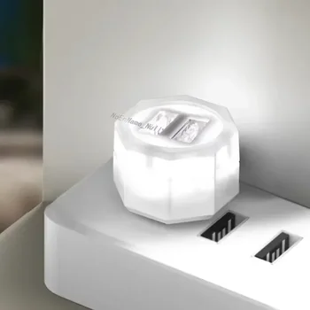 LED USB Tak Gece Lambası Taşınabilir Disk Lambası 5V Okuma Lambaları Mini kitap ışıkları güç Bankası Powered Açık Kamp Ampul Aydınlatma