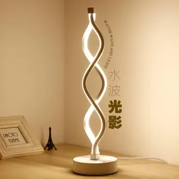 Modern basit LED masa lambası çalışma odası otel odası başucu dekorasyon masa lambası kaynağı yaratıcılık ışık