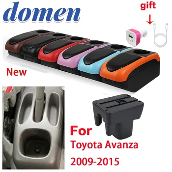 Toyota Avanza için Kol Dayama Kutusu 2009-2015 Toyota Avanza İçin Merkezi Konsol Modifikasyon Aksesuarları Bardak Tutucu Büyük Uzay USB