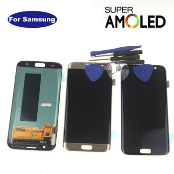 SÜPER AMOLED LCD Ekran SAMSUNG S7 Kenar Pantalla G935 G935F Süper Amoled LCD Ekran Onarım