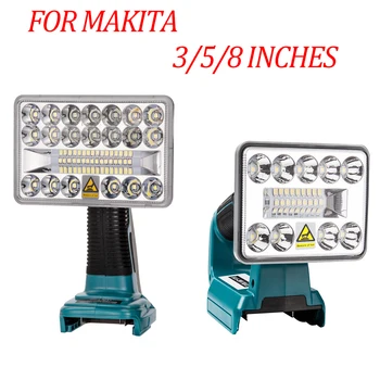 18V LED el feneri açık havada spot ışık USB Makita 12W 18W V li-ion pil BL1830 BL1430 BL1845 LXT400