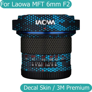 Için LAOWA 6mm F2 çıkartma kaplama Vinil Wrap Film Kamera Lens Vücut Koruyucu Sticker Ceket MFT 6mm F2. 0 C-Dreamer İçin M4 3 Montaj