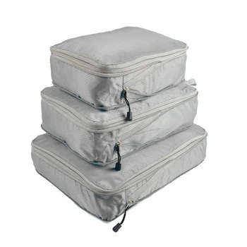 Büyük kapasiteli Seyahat saklama çantası sıkıştırılabilir ambalaj küp katlanabilir su geçirmez bavul naylon taşınabilir çanta bagaj rafı