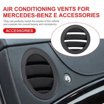 Dashboard Klima Kapağı Trim için Mercedes Benz E Sınıfı 2009-2015 AC Havalandırma ızgarası Çıkış Paneli Kapak Trim Havalandırma Izgarası