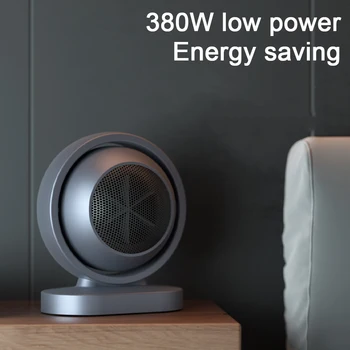 380W Elektrikli fan ısıtıcı Taşınabilir Masaüstü Isıtma makinesi Hızlı ısıtma Elektrikli ısıtıcı Kamp Çadırı için Ev Ofis