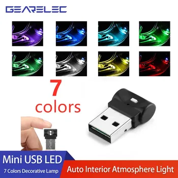 Mini USB LED araba ışık oto iç atmosfer ışığı dekoratif mercedes mazda 3 renault toyota golf 4 opel passat b5 golf