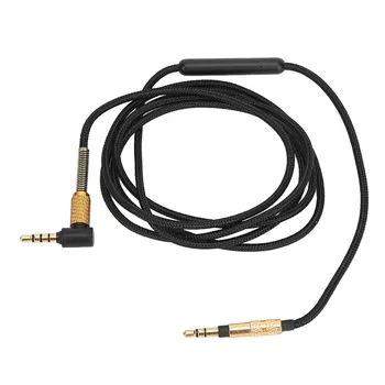 3.5 mm için 3.5 mm Yedek Kulaklık Dengeli Ses Kablosu için Mic ile WH 1000xm5 Xm4 WH 1000xm3 WH Ch510 WH Ch7 Kulaklık