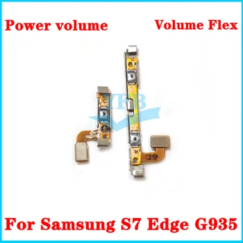 Orijinal Samsung Galaxy S6 S7 S8 S9 Kenar Artı G920 G925 G930 G935 G950 G955 G960 Güç Ses Yan Düğme Anahtarı Flex Kablo