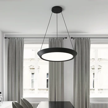 Iskandinav kolye ışıkları Minimalist LED iç mekan aydınlatması aydınlatma armatürleri Oturma odası kolye parlaklık asılı lamba Mutfak Aksesuarı