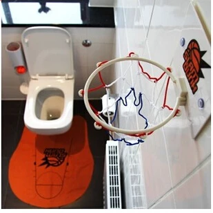 Komik Tuvalet Basketbol Oyunu Gadget - Prank Hediye Basketbol Severler için ücretsiz kargo