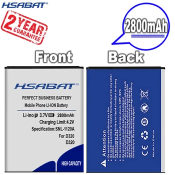 Yeni Varış [ HSABAT ] Micromax D320 için 2800 mAh Yedek Pil