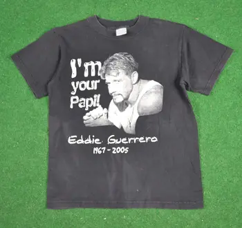 Ben Senin Papi Eddie Guerrero Anıt Tee, yeniden basılmış t-shirt TE2713