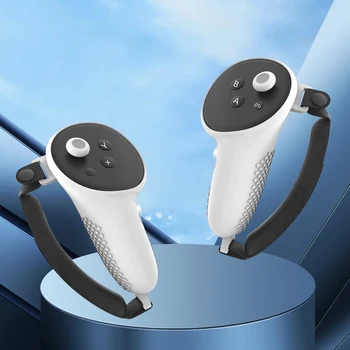 7 adet Koruyucu Kapak Kiti RGB kafa bandı VR Kabuk Kapak yüz kapatma Denetleyici Sapları Kapak Lens Koruyucu Oculus / Metal Quest 3
