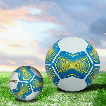 Resmi Boyut 5 Futbol PU Aşınmaya dayanıklı Su Geçirmez Futbol Topu Yetişkinler Kapalı Açık Grup Eğitim Takım Maçı Futbol Topu