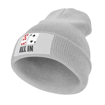 Poker-hepsi 7 2 örme kap Sunhat komik şapka kapaklar erkekler kadınlar için