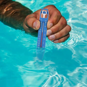 SPA jakuzisi Su Sıcaklığı Ölçer Yüzme Havuzu Yüzen Termometre (L)