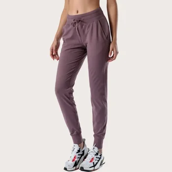 logo Al Sonbahar ve Kış New2023 kadın Yoga Pantolonu Yüksek Bel İnce Kravat Ayak Spor kadın Spor Yoga Kapriler