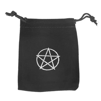 H7EA Pentagram Tarot Oracle Kart saklama çantası Küçük İpli Şeker Takı Küpe Kolye Yüzük Paketi