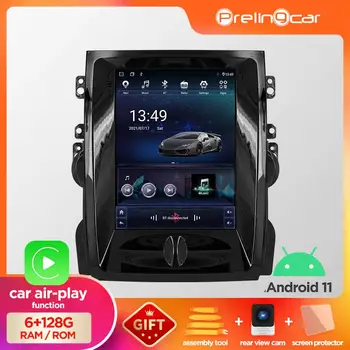 Araba Android 10 Radyo Çalar Chevrolet Malibu 2012-2015 İçin Multimedya Video GPS Navigasyon Tesla Tarzı Dikey Ekran IPS