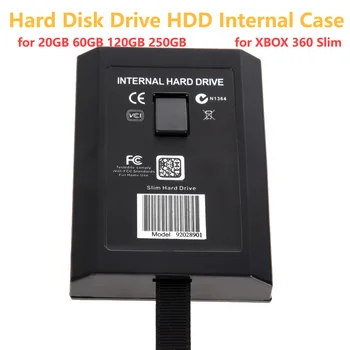 10/1 ADET sabit disk sürücüsü HDD Dahili Kasa 20GB 60GB 120GB 250GB Taşınabilir Dahili HDD sabit disk sürücüsü Kutusu XBOX 360 Slim