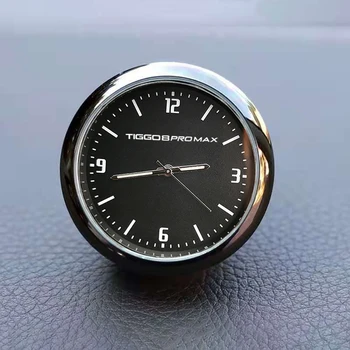 Chery Tiggo için 8 Pro Max 2021 2022 2023 + Araba Dekoratif Saat İzle Araba Elektronik quartz saat Tasarım İç Aksesuarları