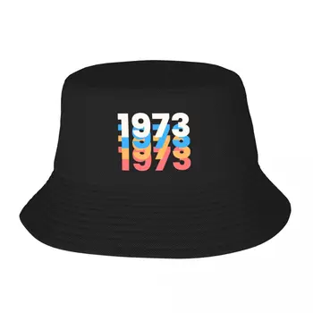 Yeni Kopya Vintage 1973, 50th Doğum Günü harika Hediye Kova Şapka Erkek balıkçı şapkası