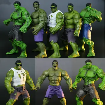 Marvel Hulk Aksiyon Figürleri Anime Karakterler Masaüstü Süsler Büyük Hulk Bebek Modeli Çocuk Koleksiyonu Oyuncaklar doğum günü hediyesi
