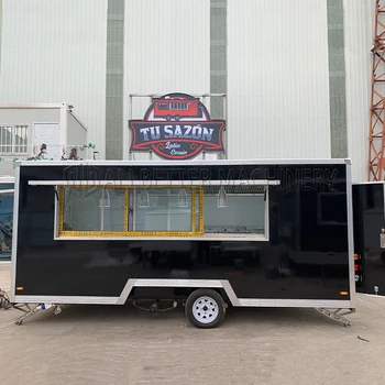 Allbetter 16ft Özel Logo Gıda Römork Tacos Mobil Mutfak gıda kamyon Tam Ekipman Yangın Koruma Sistemi ile Satılık