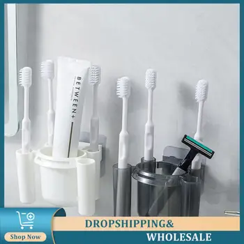 Matkapsız diş fırçası düzenleyici Dayanıklı Malzemeler Diş Fırçası Tutucu Uygun Sağlık diş fırçası kabı Askı Kolay Kurulum