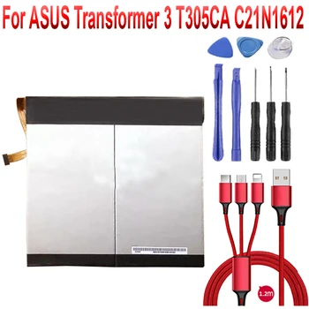 5070mAh Pil için ASUS Trafo 3 T305CA C21N1612 7.7 V + USB kablosu + araç seti