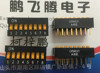 1 ADET Ithal Japon A6E-8104 ın-line arama kodu anahtarı 8-bit anahtar kodlama anahtarı 2.54 aralığı