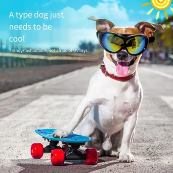 Köpek aksesuarları, gözlükler, evcil hayvan gözlükleri, köpek serin ve modaya uygun gözlükler, su geçirmez ve UV ışınlarına dayanıklı evcil hayvan gözlükleri toptan satış