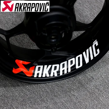 Akrapovic Tekerlek Sticker Logo Yansıtıcı Çıkartma Kiti