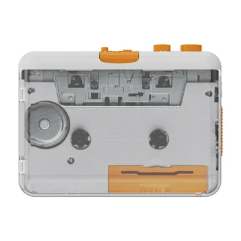 Taşınabilir USB Kaset Çalar Dönüştürmek Kasetleri MP3 / Cd, 218 Kaset Teyp MP3 Dönüştürücü Çok Amaçlı Kaset Çalar