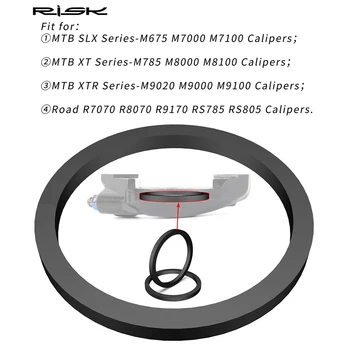 MTB Yol Bisikleti Hidrolik O-ring Bisiklet disk fren Kaliper Sızdırmazlık Halkası fren diski Kauçuk Halka SHİMANO XTR için M9020 M9000 M9100