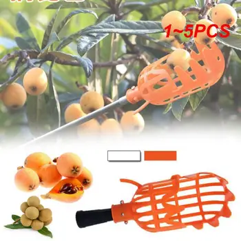 1 ~ 5 ADET bahçe sepeti Meyve Seçici Kafa Çok Renkli Plastik Meyve Toplama Aracı Catcher Tarım Bayberry Hünnap Toplama